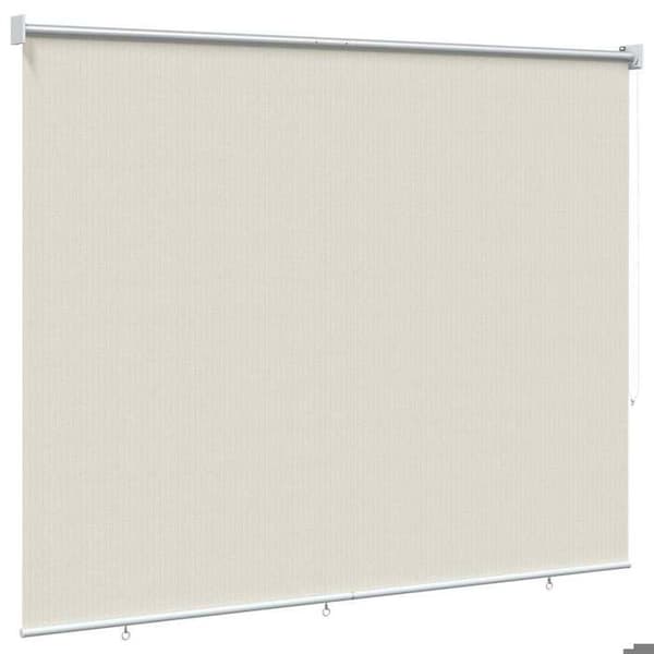 Maison Exclusive - Ulkokäyttöön tarkoitettu rullakauppa 185 (l) x 140 (k) cm kerma