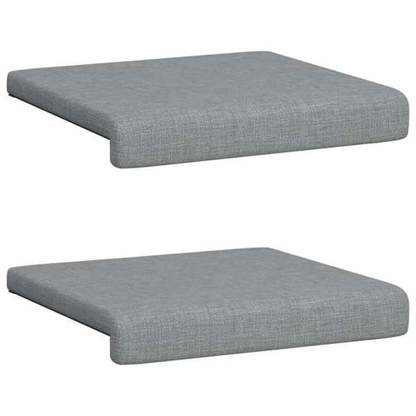 Maison Exclusive - Penkkityyny 2 kpl Vaalea harmaa Korkeus 35 cm