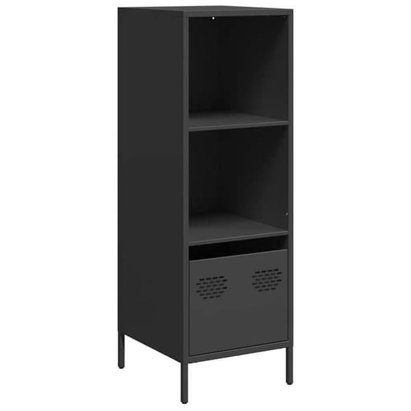 Maison Exclusive - Svart hög buffé 35x39x103,5 cm stål