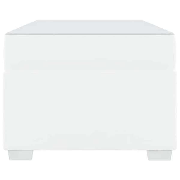 Maison Exclusive - Sängram Vit 90 x 190 cm PVC