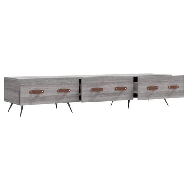 Maison Exclusive - TV-möbel sonoma grå 150x36x30 cm ingenjörsträ