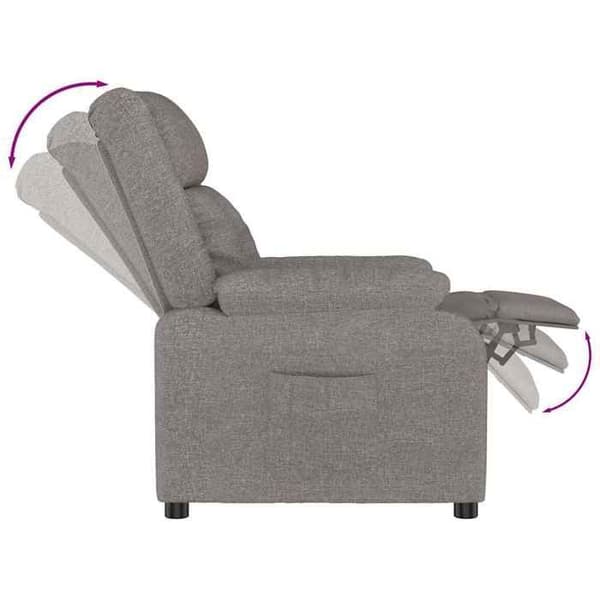 Maison Exclusive - Taupe Kankainen Nojatuoli