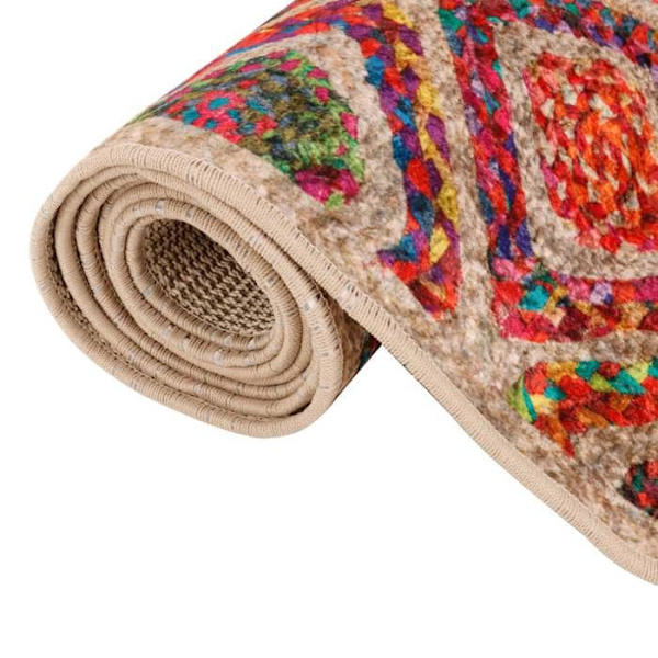 Maison Exclusive - Vaskbar multicolor tæppe 80x150 cm