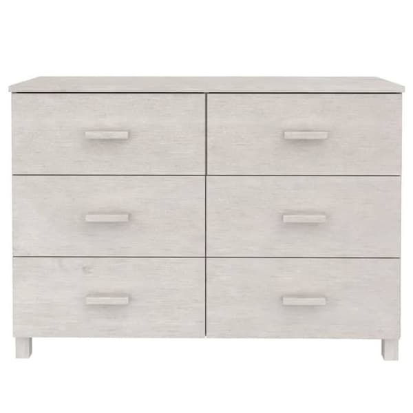 Maison Exclusive - Buffé MOLDE Vit 113x40x80 cm Massivt furu Vit