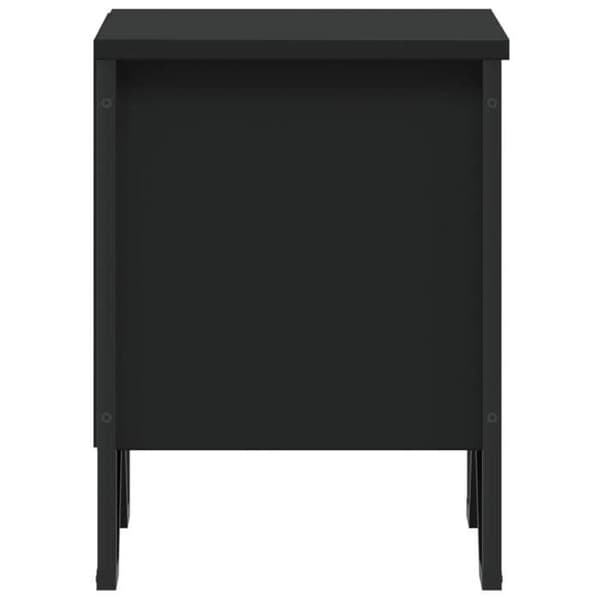 Maison Exclusive - Natbord Sort 40 x 30 x 40 cm Agglomereret
