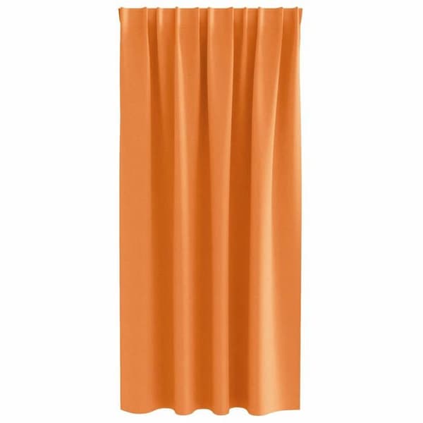 Valoeste - EXKLUSIIVINEN KOTI - 175 x 140 cm - Oranssi - Polyesteri - Koukut & renkaat Apelsin