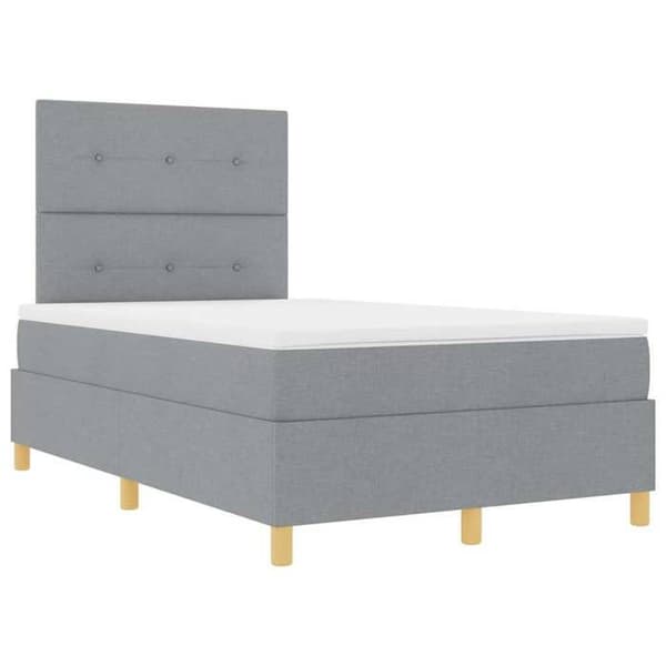 Maison Exclusive - LED-jousipatja Harmaa 120 x 200 cm kangas