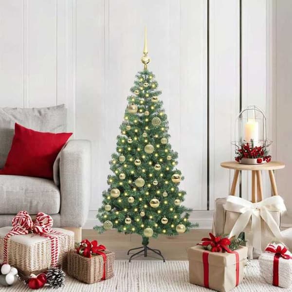 Maison Exclusive - Vihreä joulukuusi 120 cm PVC