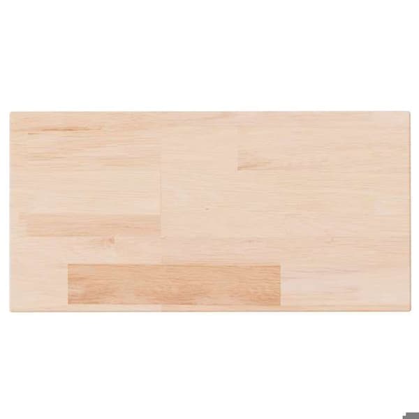 Maison Exclusive - Hyldepanel 40x20x4 cm Ubehandlet egetræ