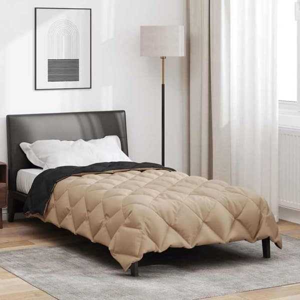 Vinterdyne - EKSKLUSIV HUS - 135 x 220 cm - 450 gsm - Mikrofiber (100% polyester) - Sort