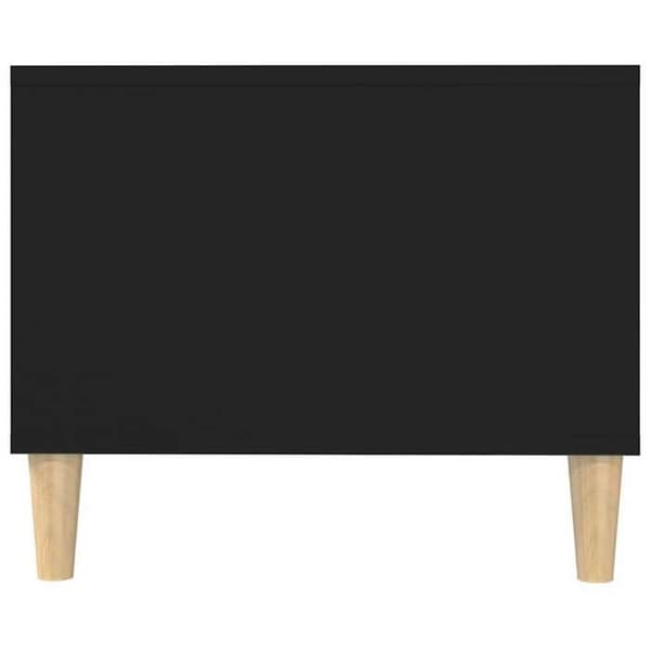 Maison Exclusive - Sort sofabord 102x50x40 cm ingeniørtræ