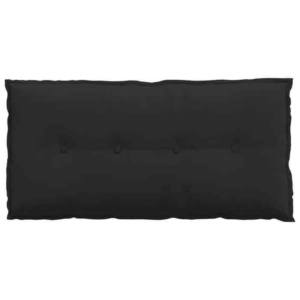 Maison Exclusive - Sort Rygpude 100 x 50 cm Mikrofiberstof