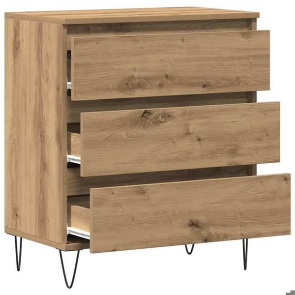 Buffé - EXKLUSIVT HUS - 60 x 35 x 70 cm - Ingenjörsträ - Brun - Nutida