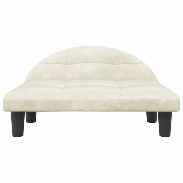 Maison Exclusive - Hundeseng creme 70x52x30 cm velour Grädde