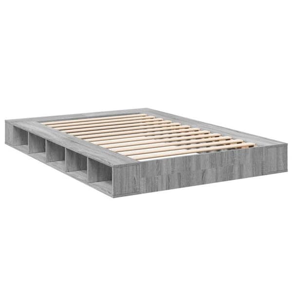 Maison Exclusive - Sengestel uden madras sonoma grå 150x200 cm