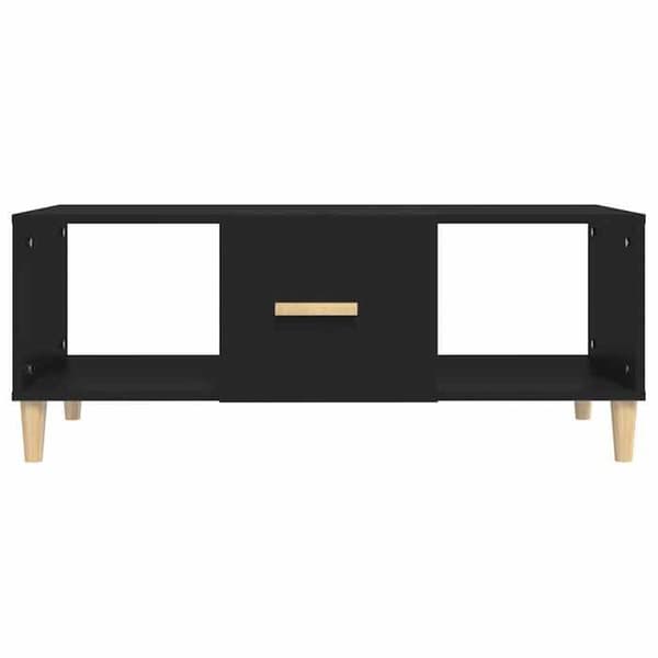 Maison Exclusive - Sort sofabord 102x50x40 cm ingeniørtræ
