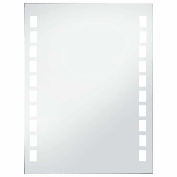 Vægspejl - Eksklusivt Hus - Dobbelt ansigt LED diffusere - 60 x 80 cm - IP44, aluminiumramme