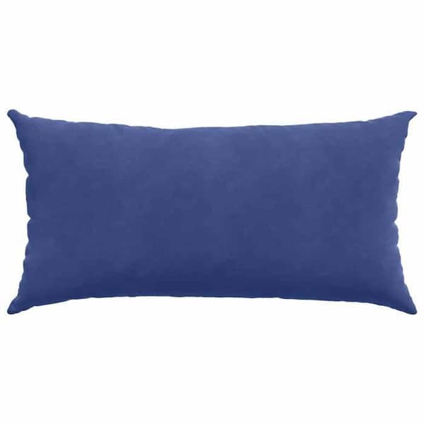 Soffkudde - EXKLUSIVT HEM - Modern - Kordfløyel - Polisblå - 80 x 40 cm Blå polis