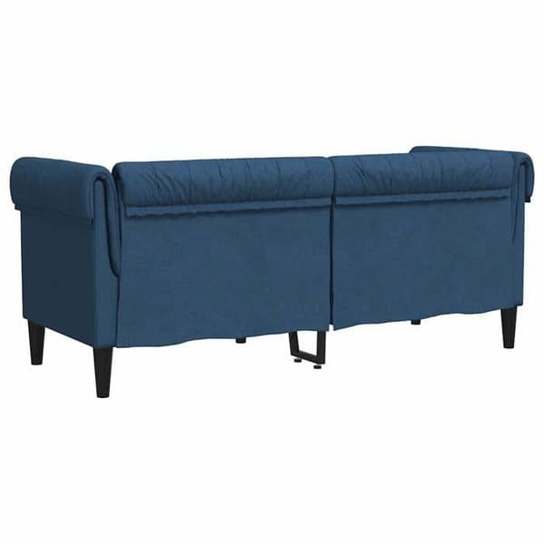Maison Exclusive - Chesterfield 2-personers sofa blå stof