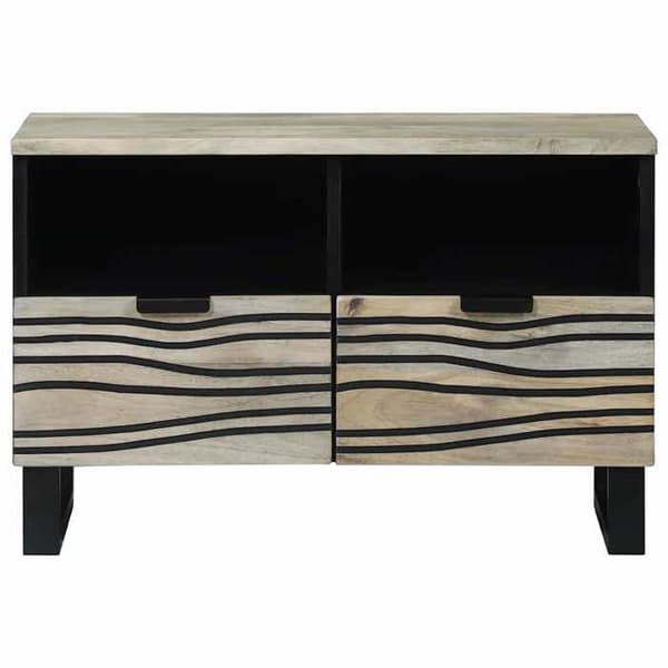 TV-möbel - EXKLUSIV HEM - 70x33x46 cm - Vit - Ingenjörsträ - Väggmontering Vit
