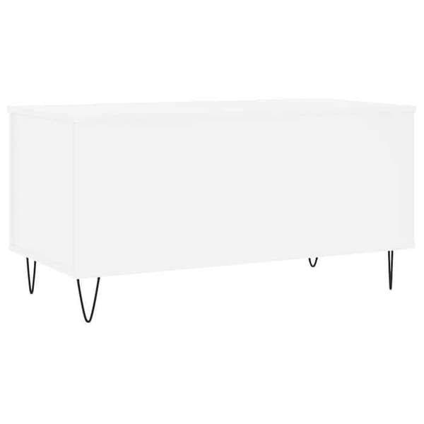 Maison Exclusive - Lav bord Hvid 90x44,5x45 cm Ingeniørtræ