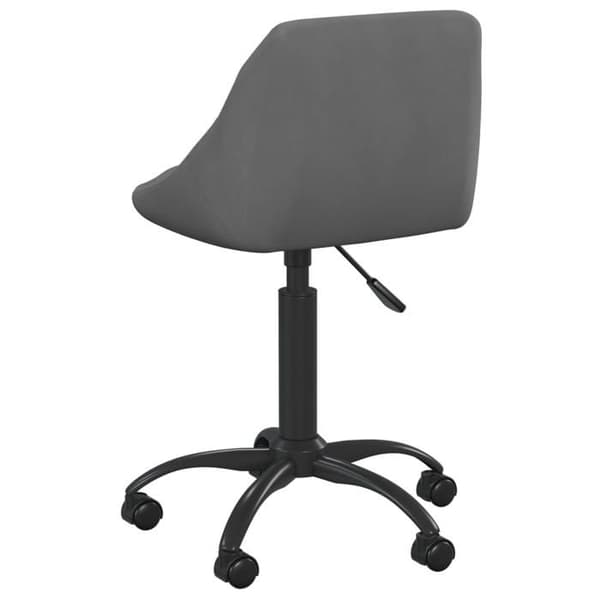 Maison Exclusive - Kontorstol Mørkegrå Velour