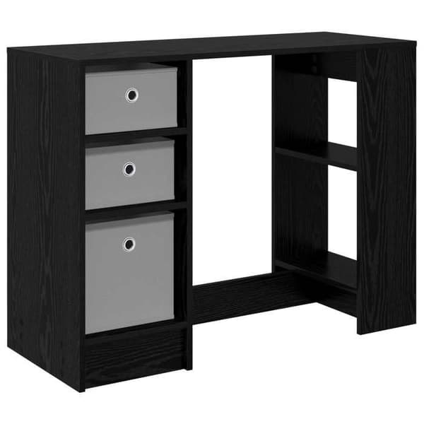 Maison Exclusive - Kontor Sort eg 100 x 40 x 75 cm Ingeniørtræ