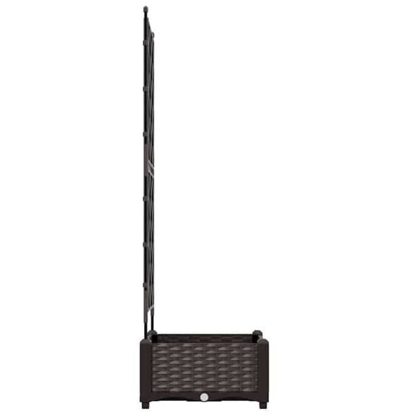 Maison Exclusive - Trädgårdskrukor Brun 40 x 40 x 125,5 cm PP