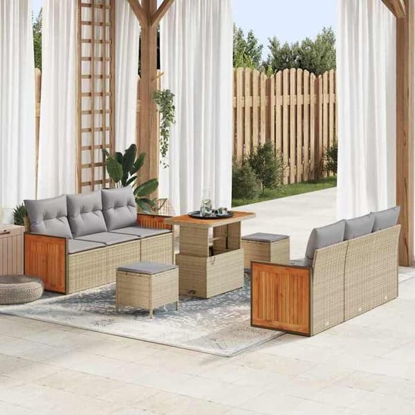 Maison Exclusive - 11 osan puutarhakalustesarja 8-hengen