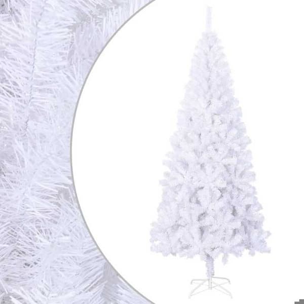 Maison Exclusive - Kunstigt juletræ L 240 cm Hvid Vit