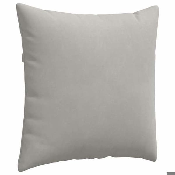Maison Exclusive - Soffkuddar 2 st tyg Ljusgrå 80 x 80 cm