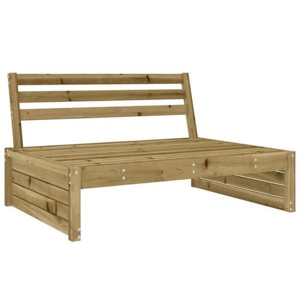 Maison Exclusive - Central soffa 120x80 cm impregnerad furu