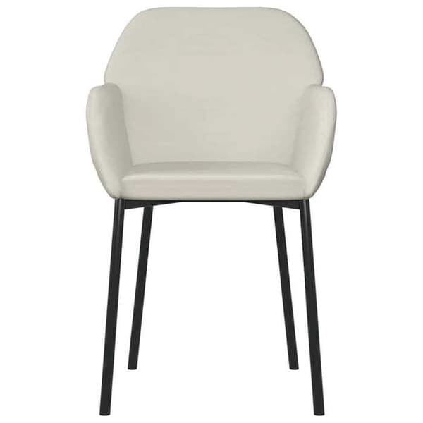 Maison Exclusive - Matstolar set om 2 Creme Sammet