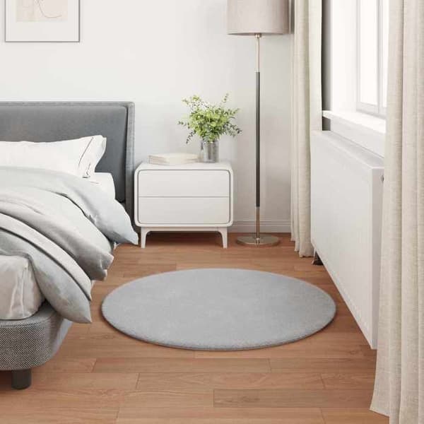 Maison Exclusive - Antiskrid tæppe i kunstpels OLITE Grå Ø 120 cm Grå