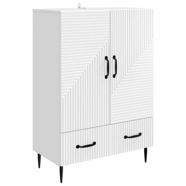 Maison Exclusive - Buffé Vit 66 x 34,5 x 95 cm Ingenjörsträ Vit