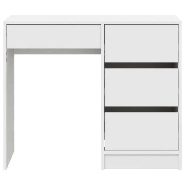 Maison Exclusive - Kontor Vit Ingenjörsträ 90 x 37,5 x 75 cm Vit