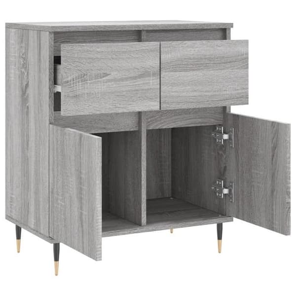 Maison Exclusive - Buffet Sonoma grå 60x35x70 cm Ingenjörsträ