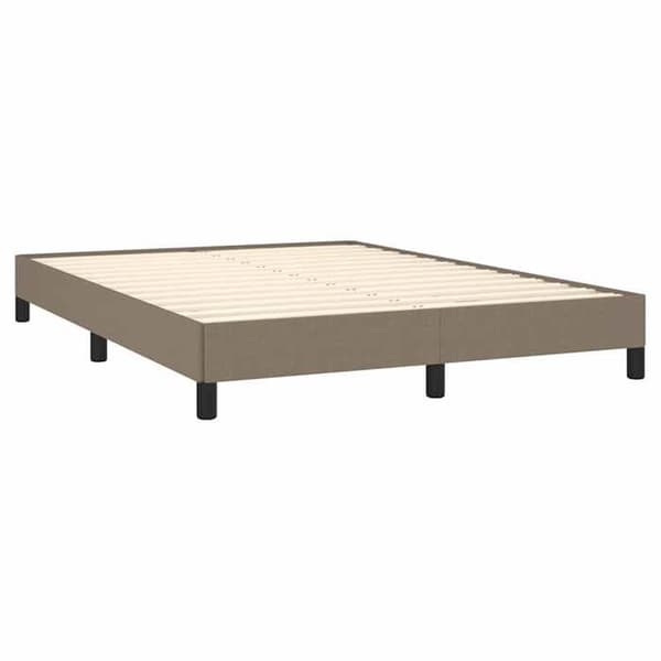 Maison Exclusive - Sängram utan madrass taupe 140x200 cm tyg Mol