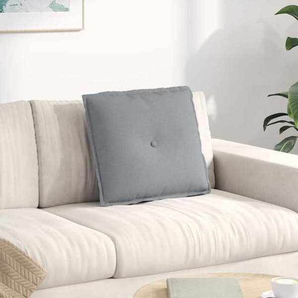 Maison Exclusive - Lys grå rygpude 50 x 19 x 45 cm stof