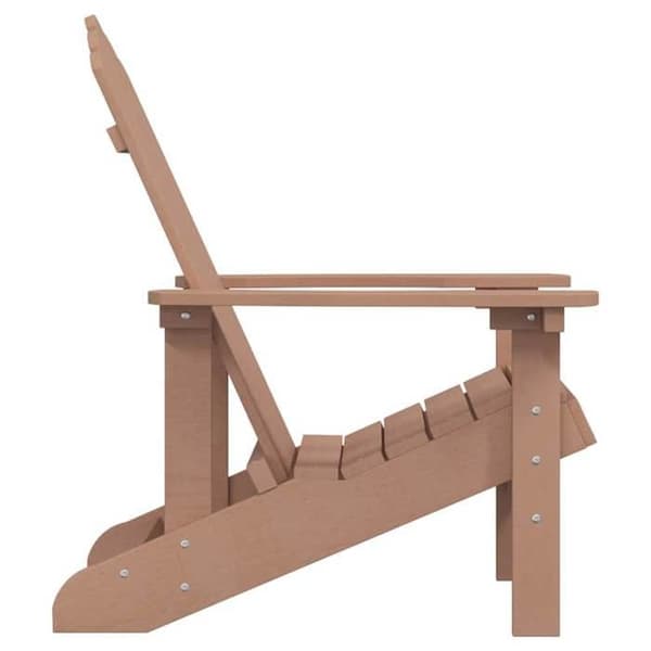Maison Exclusive - Adirondack havestol i PEHD brun brun