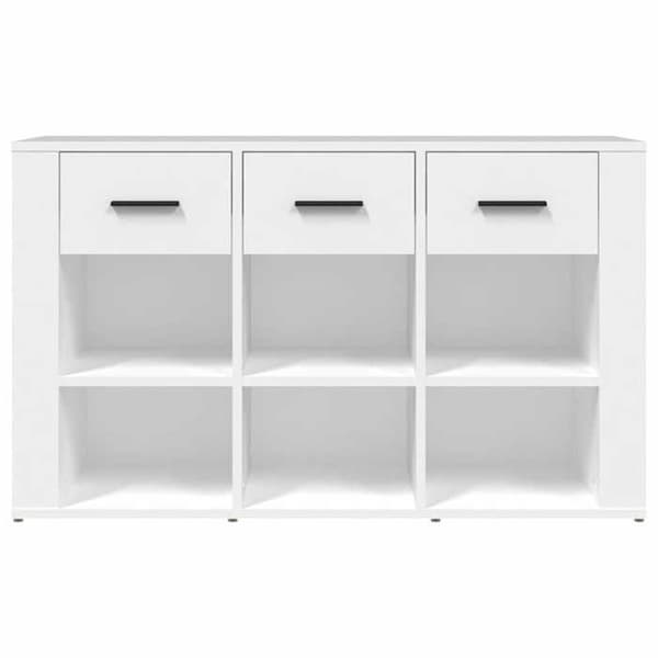 Maison Exclusive - Buffet Hvid 100x30x59,5 cm Ingeniørtræ