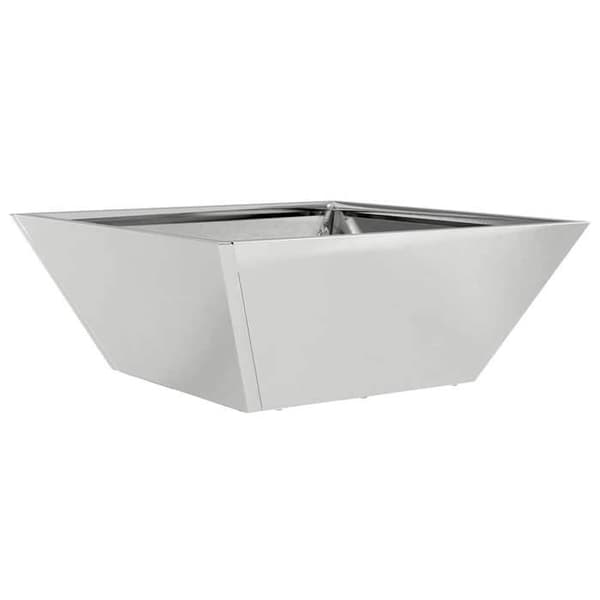 Maison Exclusive - Trädgårdskrukor 5 st Silver 40 x 40 x 15 cm