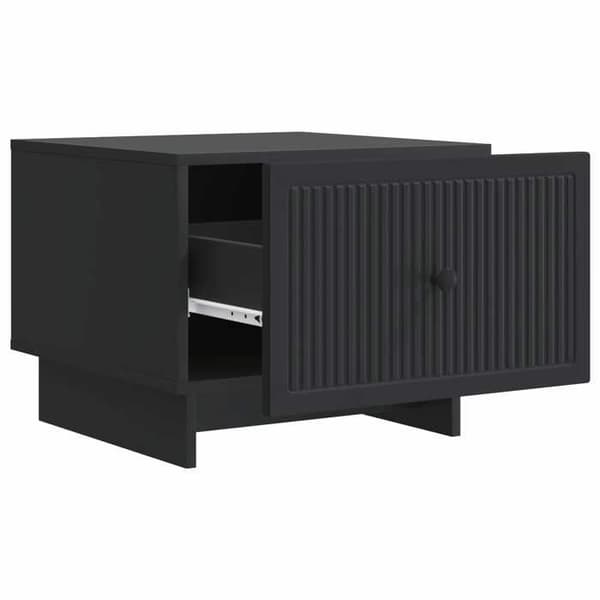 Maison Exclusive - Sort sofabord 49 x 50 x 40 cm Ingeniørtræ