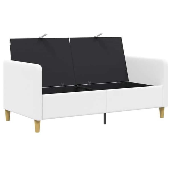 Maison Exclusive - Sofa med opbevaring Hvid 152 x 78 x 87 cm Polyester