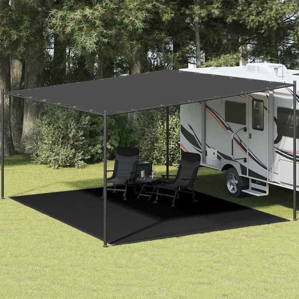 Maison Exclusive - Teltmåtte 400x500 cm Sort