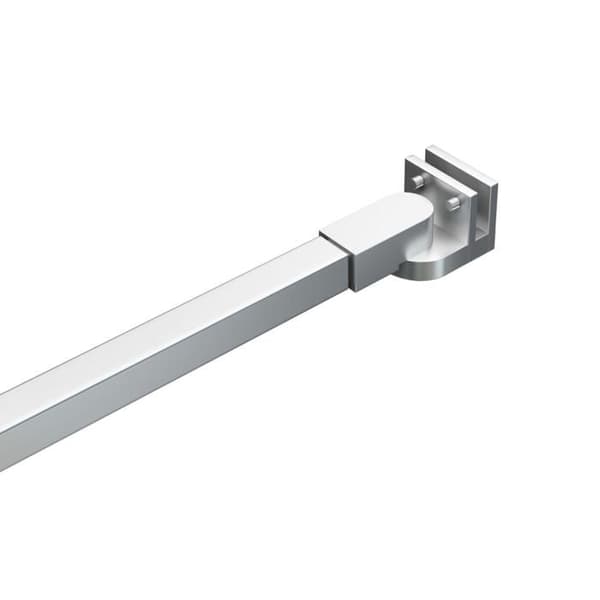 Støttearm til brusevæg - Maison Exclusive - Teleskopisk 70–120 cm - Forkromet rustfrit stål - Klemme 4–6 mm Silver