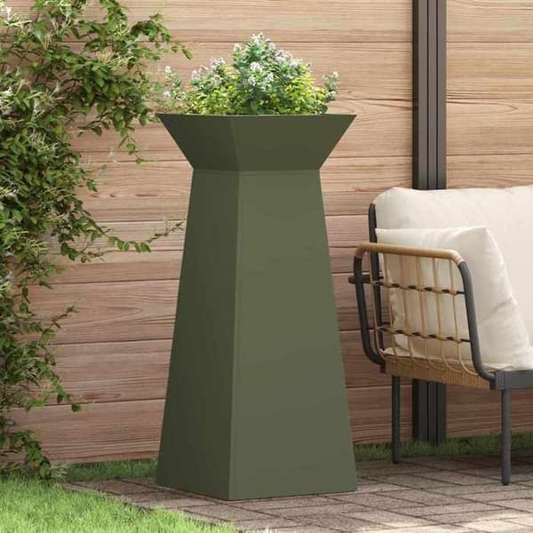 Maison Exclusive - Pelarplanter 2 st Grön oliv 40 x 40 x 100 cm