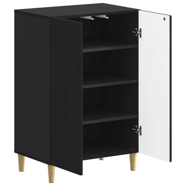 Maison Exclusive - Kengäteline ARNHEM 59,5 x 39,5 x 90 cm Musta