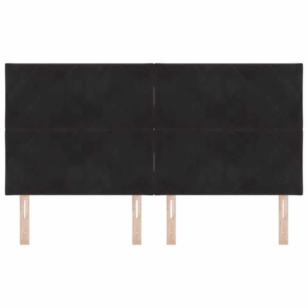 Maison Exclusive - Sort Hovedgærde 180 cm Velour