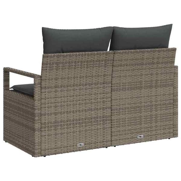 Trädgårdsoffan - EXKLUSIVT HUS - 120 x 62 x 69 cm - Polyrotting - Stålram - Modulär design